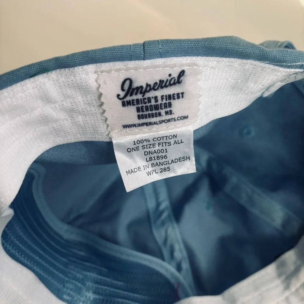 Imperial Nautical Sailor Pastel Braided Baby Blue Cotton Hat One Size